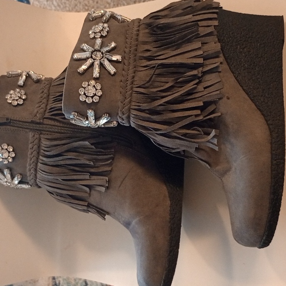 Joan Boyce booties, size 8